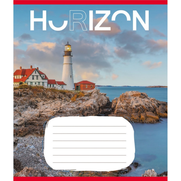 Зошит загальний "Горизонт" 096-640014L-2 в лінію 96 аркушів