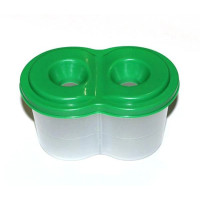 Склянка-непроливайка "КіП" №2 NSP2 пластик подвійна