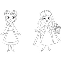 Розмальовка "Гра з кольором. Принцеса" 1426002 Disney Маля 12 сторінок