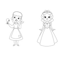 Розмальовка "Гра з кольором. Принцеса" 1426002 Disney Маля 12 сторінок