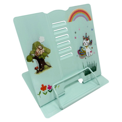 Підставка для книг "Animals" 555-568-S(Turquoise) металева Підставка для книг "Animals" 555-568-S(Turquoise) металева
