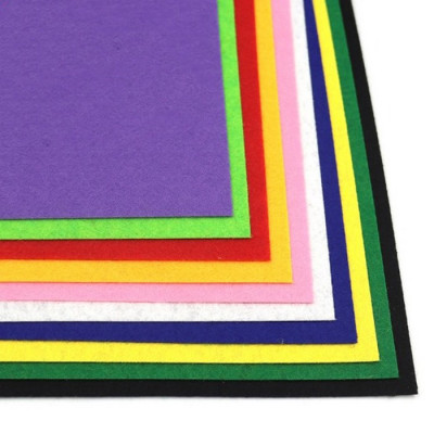 Фетрові листи для рукоділля HQ170-MIX1 12 мм A4