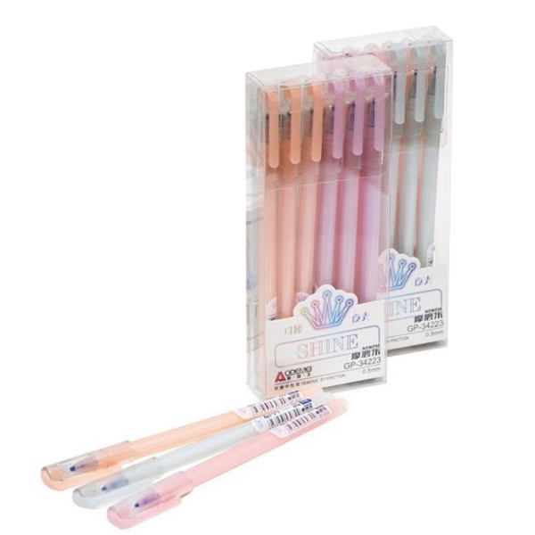 Ручка "пише-стирає" 34223 синя упаковка 12 шт