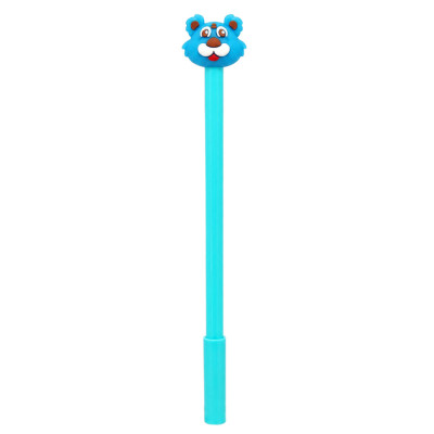 Ручка дитяча з іграшкою "Тигр" C0117-V(Blue) гелева синя Ручка дитяча з іграшкою "Тигр" C0117-V(Blue) гелева синя
