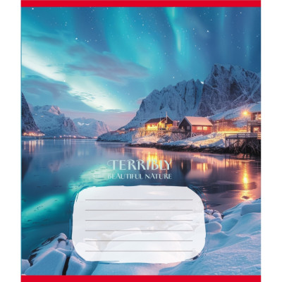 Зошит учнівський "Неймовірно красива природа" 024-560107L-2 в лінію 24 аркуші