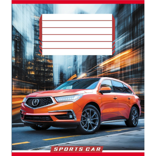 Зошит учнівський "На швидкості світла" 036-570250K-2 в клітинку 36 аркушів