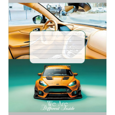 Зошит для школярів "Автосалон" 012-590506K-4 у клітинку 12 аркушів Зошит для школярів "Автосалон" 012-590506K-4 у клітинку 12 аркушів