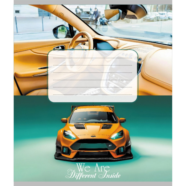 Зошит для школярів "Автосалон" 012-590506K-4 у клітинку 12 аркушів Зошит для школярів "Автосалон" 012-590506K-4 у клітинку 12 аркушів