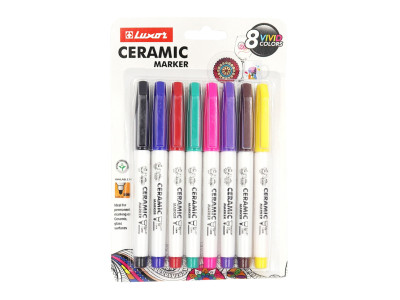 Набір маркерів для кераміки Ceramic 34500/8bc 8 кольорів