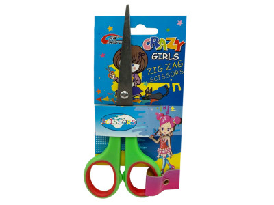 Дитячі ножиці канцелярські "№6 Scissors C" 50434(Green)