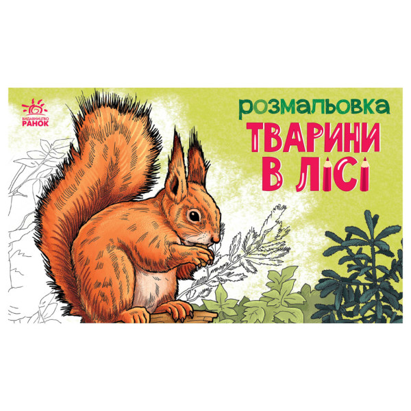 Дитяча розмальовка "Тварини у лісі" 583012 16 сторінок Дитяча розмальовка "Тварини у лісі" 583012 16 сторінок
