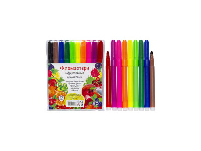 Дитячі Фломастери "Фрукти" COLOR-IT CR550-10 10 кольорів
