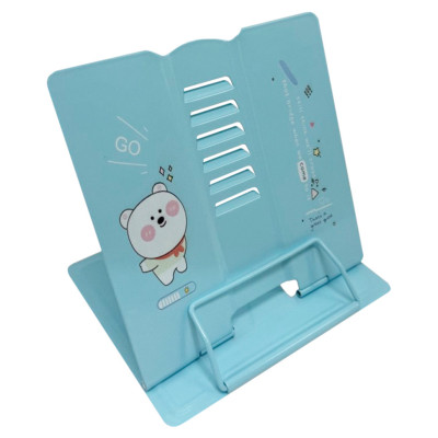 Підставка для книг "Bear" 555-328-S(Blue) металева Підставка для книг "Bear" 555-328-S(Blue) металева