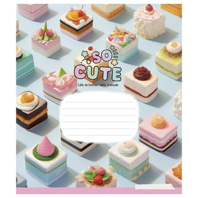 Зошит учнівський "Cute things" 024-3359L-1 в лінію 24 аркушів