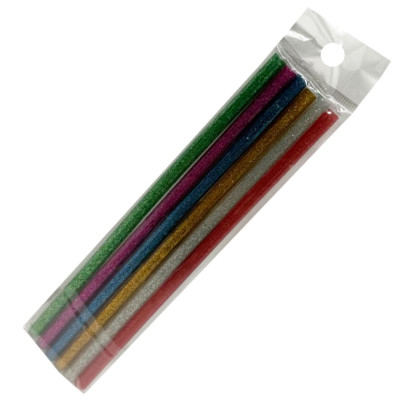 Сухий клей "Glitter" 0252-MIX в наборі 6 штук 18х07 см