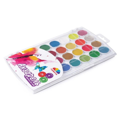 Акварельні фарби "Творчість без меж" 400126 32 кольори