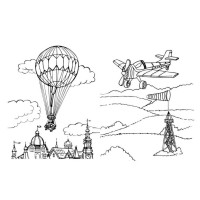 Велика книга розмальовок Транспорт 1736001 64 сторінки