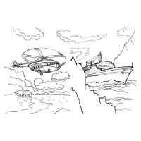 Велика книга розмальовок Транспорт 1736001 64 сторінки