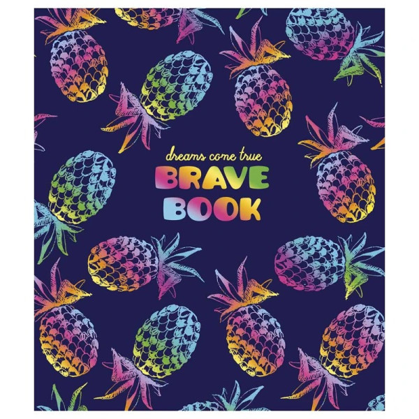 Зошит учнівський "Brave book" 024-3022L-4 у лінію 24 аркушів