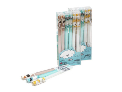 Ручка "пише-стирає" 34232 синя упаковка 12 шт