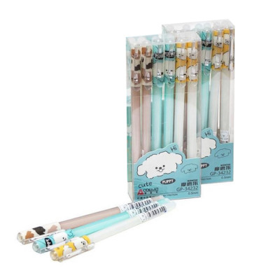 Ручка "пише-стирає" 34232 синя упаковка 12 шт