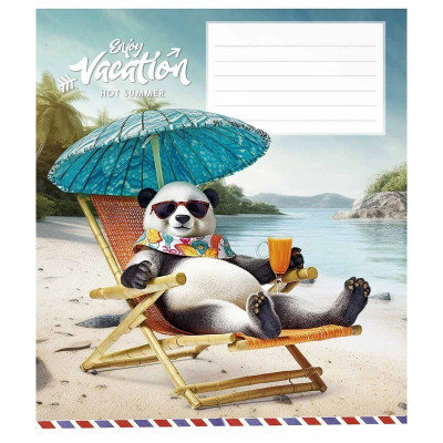Зошит учнівський "Cool vacation" 018-3318L-2 в лінію 18 аркушів