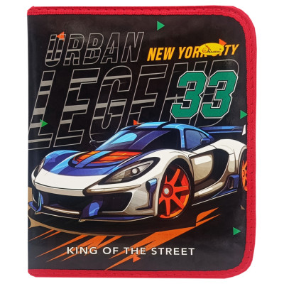 Папка для зошитів на блискавці "King of the street 33" АП-1001-2