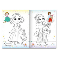 Дитяча розмальовка "Принцеси" РМ-77-05 з маскою Дитяча розмальовка "Принцеси" РМ-77-05 з маскою