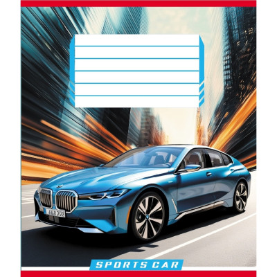 Зошит учнівський "На швидкості світла" 036-570250K-3 в клітинку 36 аркушів