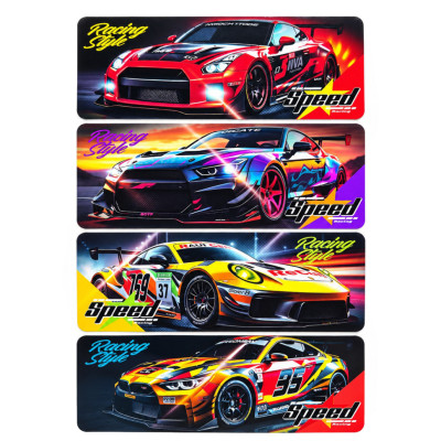 Набір ламінованих закладок для книг "Racing Style" АП-0902-14 4 шт