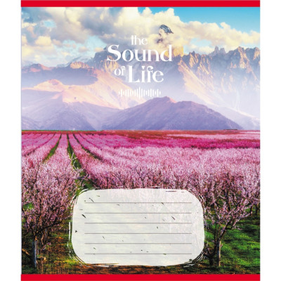 Зошит учнівський "Музика життя" 036-580266L-3 в лінію 36 аркушів