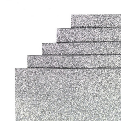 Фоаміран для творчості А4 17GLA4-016 срібло 17х01 мм