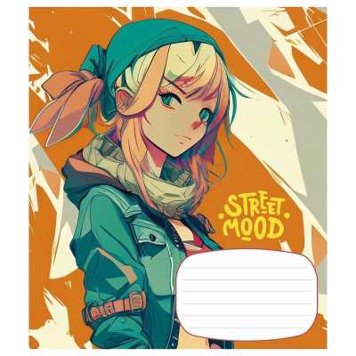 Зошит учнівський "Manga style" 024-3272L-4 в лінію 24 аркушів