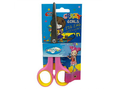 Дитячі ножиці канцелярські "№6 Scissors C" 50434(Pink)