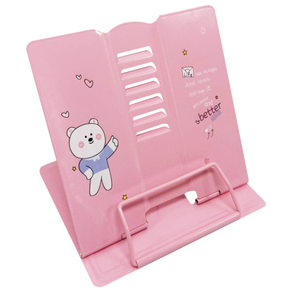 Підставка для книг "Bear" 555-328-S(Pink) металева Підставка для книг "Bear" 555-328-S(Pink) металева