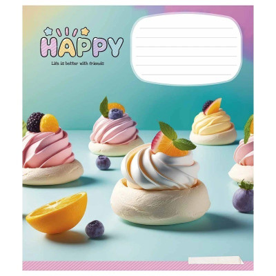 Зошит учнівський "Cute things" 024-3359L-2 в лінію 24 аркушів