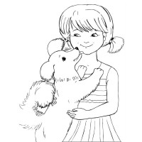 Велика книга розмальовок "Дівчатка та квіти" 1736026 64 сторінки