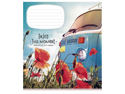 Зошит учнівський "Enjoy this moment" 012-2896L-2 в лінію 12 аркушів