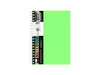 Блокнот А4 АП-1501(Light-Green) 40 аркушів пружина збоку Блокнот А4 АП-1501(Light-Green) 40 аркушів пружина збоку