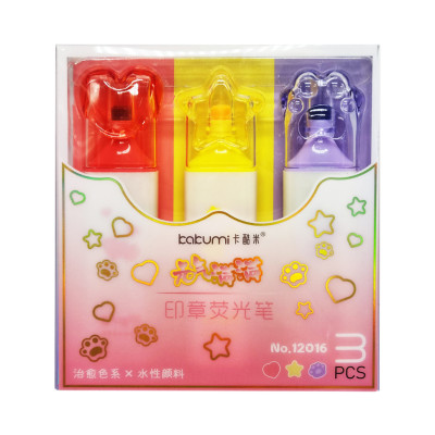 Набір фломастерів-печаток "Мікс" 12016-3 3 шт Вид 1