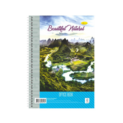 Блокнот для записів Б-Л4-40-6 40 аркушів клітина пружина збоку