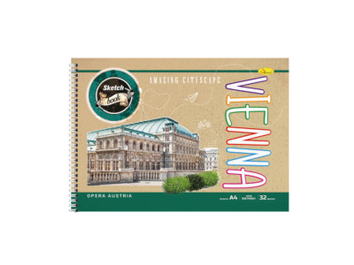 Скетчбук "Крафт" СБК-А4-32 А4 32 аркуша Vienna