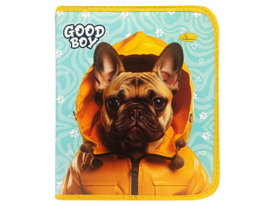 Папка для зошитів на блискавці "Good Boy French Bulldog" АП-1001-3