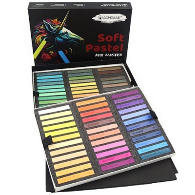 Набір м'якої пастелі "Acmeliae" SPC-72 в наборі 72 штуки Набір м'якої пастелі "Acmeliae" SPC-72 в наборі 72 штуки
