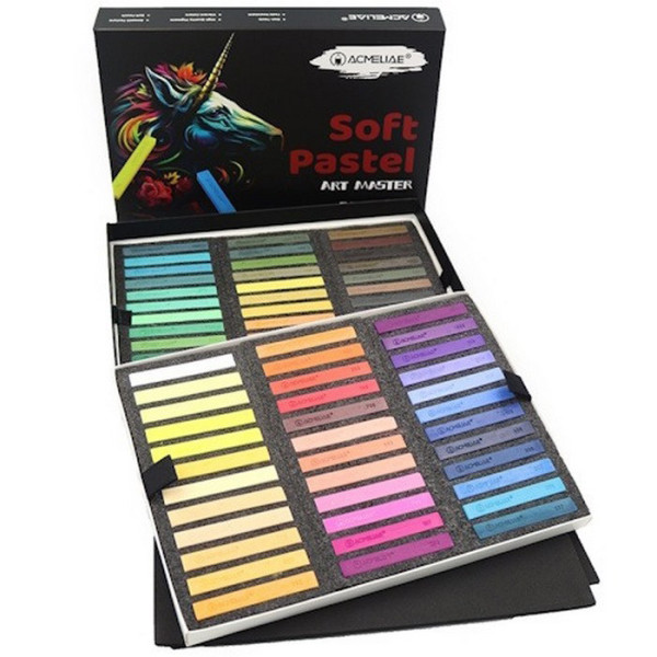 Набір мякої пастелі "Acmeliae" SPC-72 в наборі 72 штуки