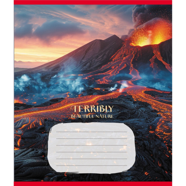 Зошит учнівський "Неймовірно красива природа" 024-560107L-4 в лінію 24 аркуші