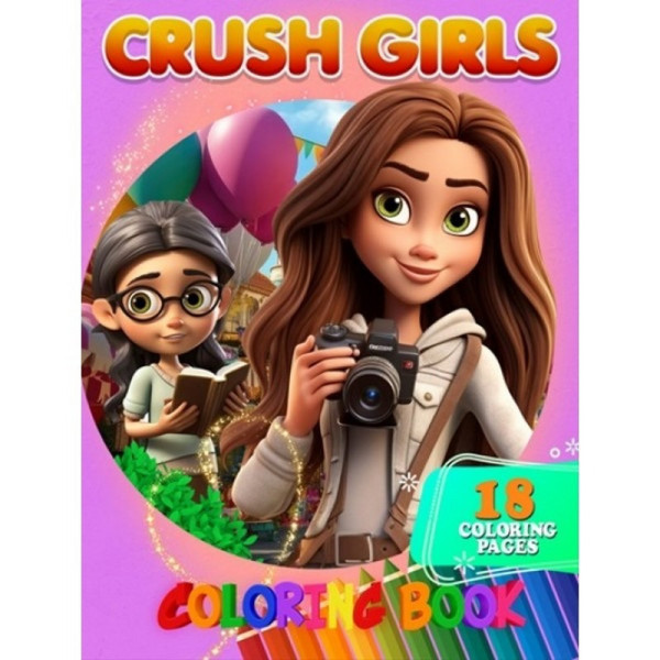 Розмальовка для дітей Crush Girls А05122408 формат А4 Розмальовка для дітей Crush Girls А05122408 формат А4