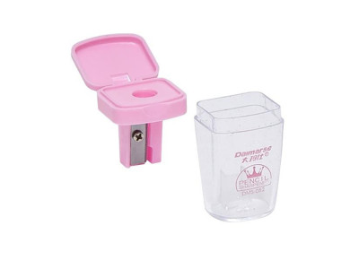Точилка для олівців DAIMARSE DMS-082(Pink) з контейнером Точилка для олівців DAIMARSE DMS-082(Pink) з контейнером