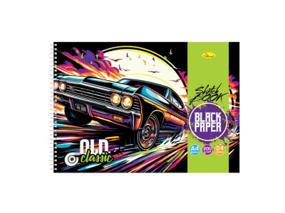 Скетчбук "BLACK Flowers rainbow" СБЧ-А4-24-4 А4 24 аркуші Скетчбук "BLACK Flowers rainbow" СБЧ-А4-24-4 А4 24 аркуші