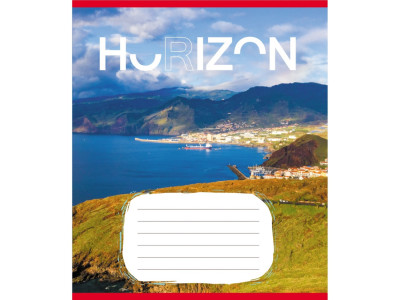 Зошит загальний "Горизонт" 096-640014L-5 в лінію 96 аркушів